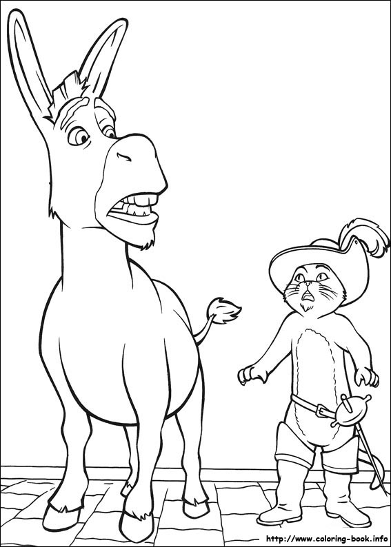 Shrek the Third coloring picture